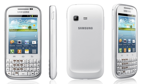 Samsung GALAXY Chat With Android 4.0 And QWERTY keyboard