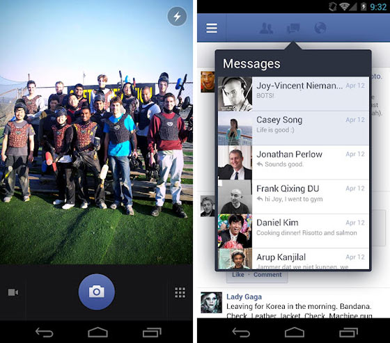 Facebook for Android Updated With New Messaging Features