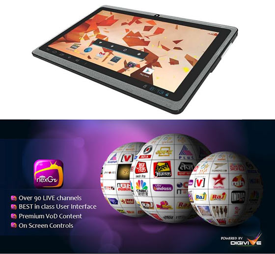 Free NexGTv Now Available on Zen Mobile’s Tablet – Ultratab A100 7.0