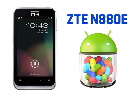 ZTE N880E Android 4.1 Jelly Bean Smart Phone Launched In China
