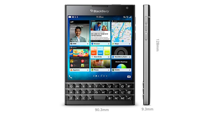 BlackBerry Passport launched in India